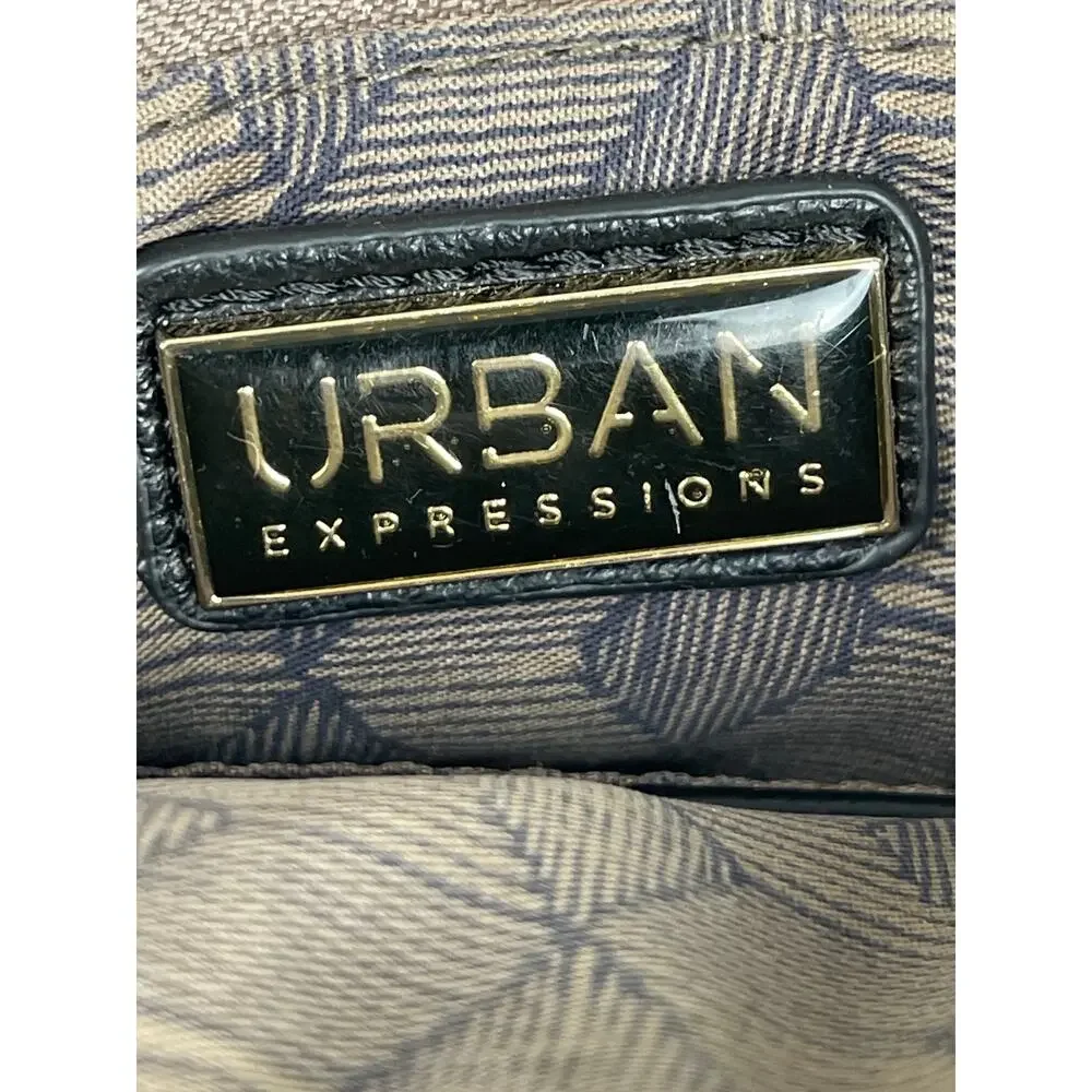 Urban Expressions Black Pebble Faux Leather Vegan Kelly-style Backpack One Size